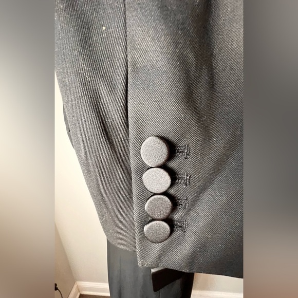 Banana Republic Black tuxedo topcoat - Picture 5 of 15